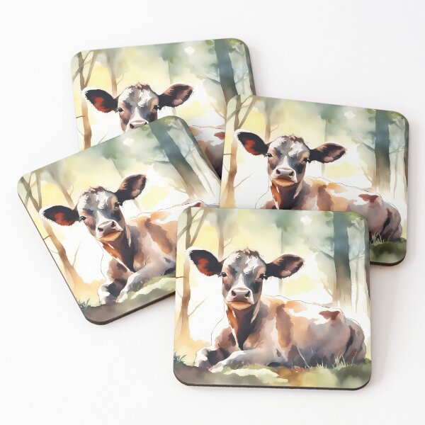 Item preview, Calf in Forest Glade designed and sold by CalmnessbyChoice.