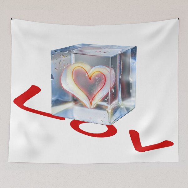 Item preview, Lov - Heart in Ice Cube designed and sold by Thomaspainting.