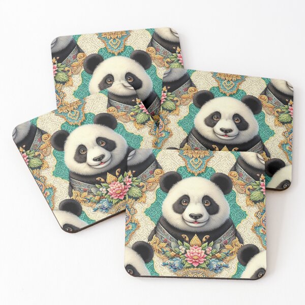 Item preview, Panda and Thai Motif: Where Nature Meets Tradition   designed and sold by Vanich-Panich.