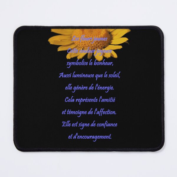 Item preview, The yellow flowers symbolize designed and sold by Production Art Manon Meilleur.