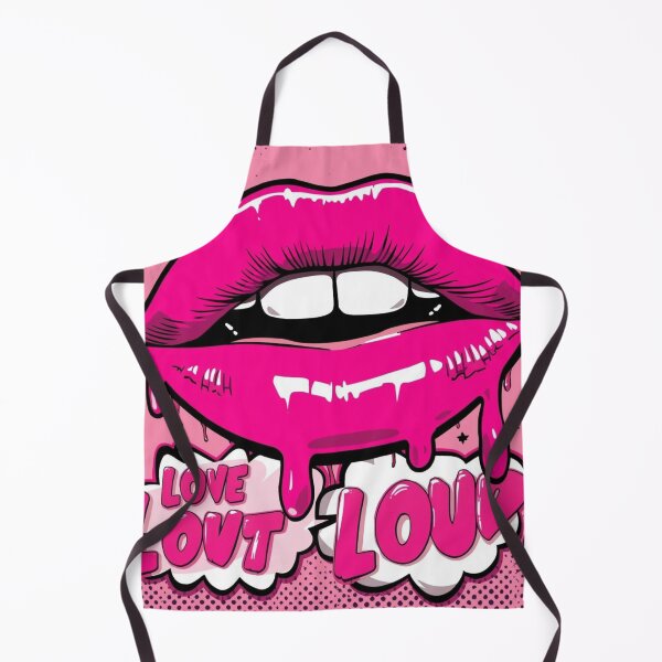 Item preview, Love Loud Dripping Gloss Pop Art Lips Design designed and sold by Trueways.