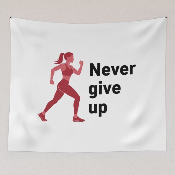 Item preview, Never Give Up Runner designed and sold by lorand-designs.