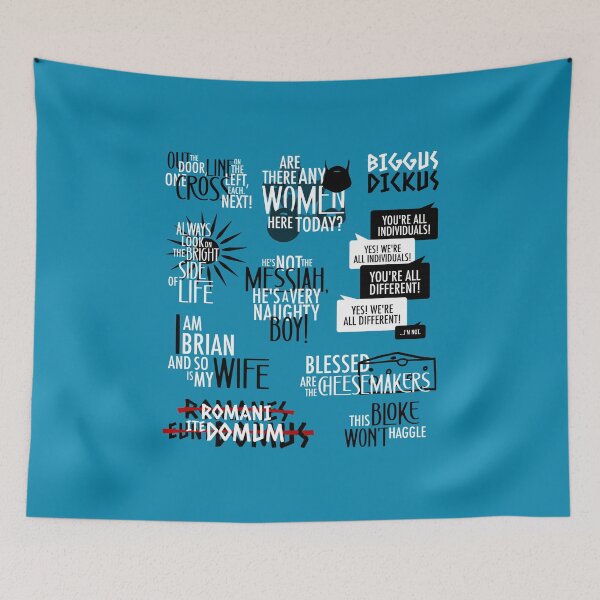 Item preview, Monty Python's Life of Brian Quotes designed and sold by firlachieldraws.