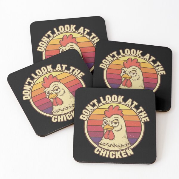 Item preview, Funny Chicken Game Quote – “Don’t Look at the Chicken” Humor Design for Animal Lovers designed and sold by JustCrafted.