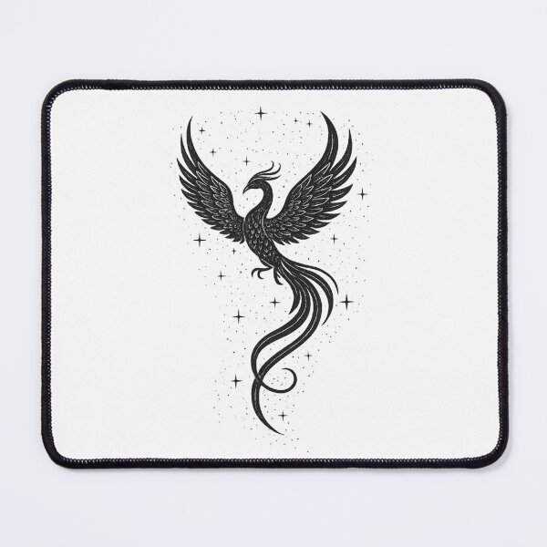 Item preview, Celestial Phoenix Rising T-Shirt Design designed and sold by OursLab.