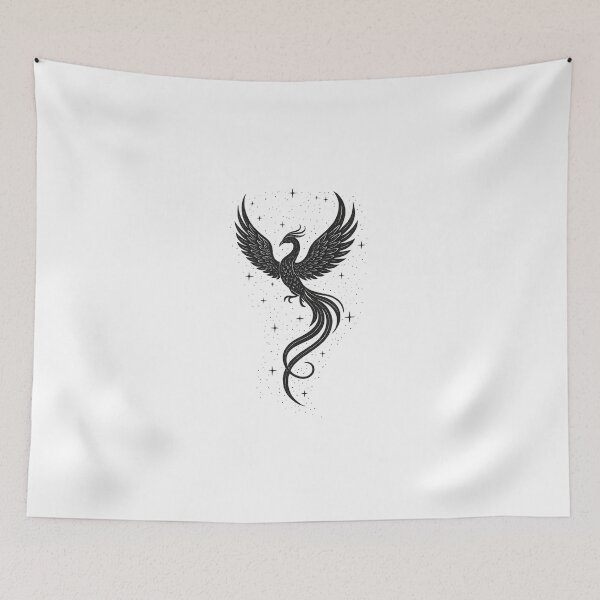 Item preview, Celestial Phoenix Rising T-Shirt Design designed and sold by OursLab.