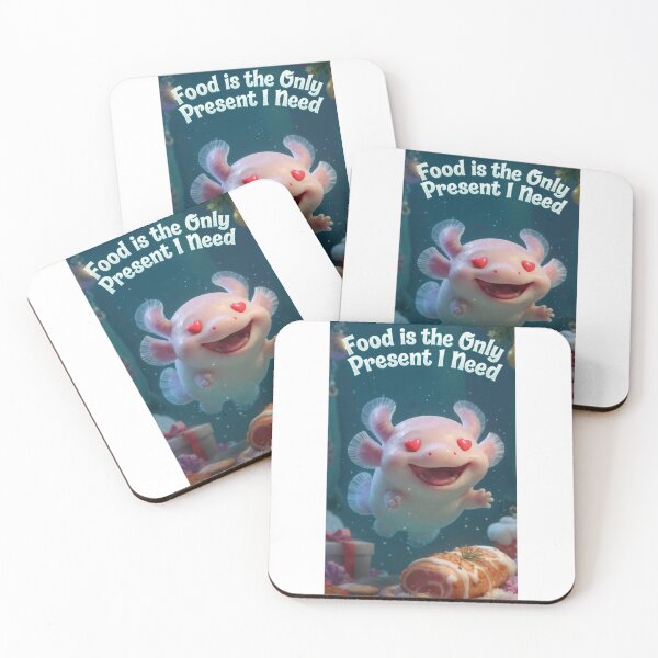 Item preview, Heart-Eyes Axolotl Christmas – Funny Holiday Food Quote designed and sold by MadeByACJ.