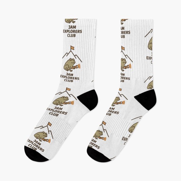 Item preview, 3AM Explorers Club - Cute Frog Adventure Design - Nighttime Hiking, Camping & Nature Aesthetic Illustration designed and sold by BrainBubbleArt.
