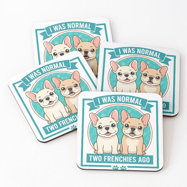 Item preview, Dog Mom, I Was Normal Two Frenchies Ago, Frenchie Mom, Dog Owner Gift, French Bulldog Lover, Frenchie Owner Gift designed and sold by DesignDenDo ⭐⭐⭐⭐⭐.