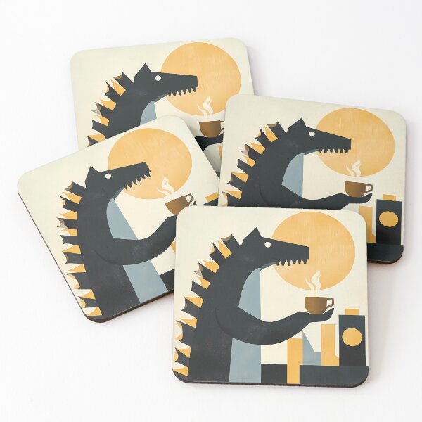 Item preview, Bauhaus Monster with Coffee designed and sold by NatureStyle555.