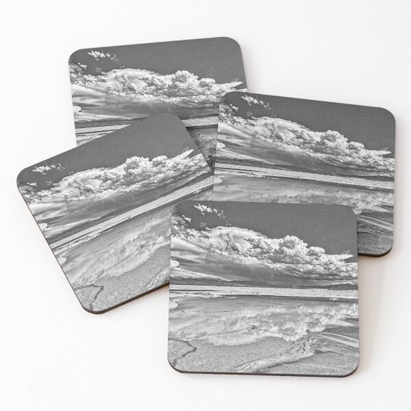 Item preview, B&W Photography: Mirror Effect on Salinas Grandes, Jujuy (Argentina) designed and sold by Keltoi-art.