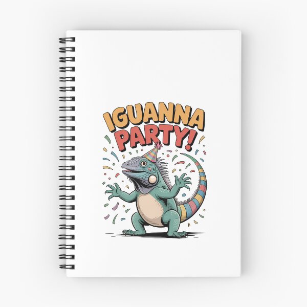 Item preview, Iguana Party Animal Tropical Reptile Fun designed and sold by k3rstman1.