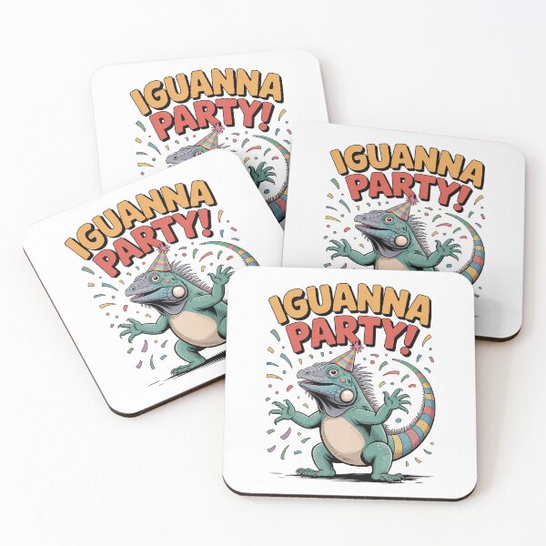 Item preview, Iguana Party Animal Tropical Reptile Fun designed and sold by k3rstman1.