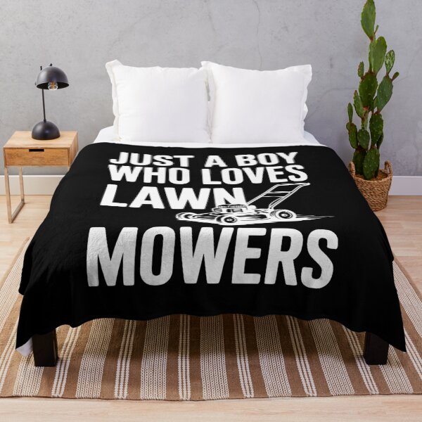 Item preview, Just a Boy Who Loves Lawn Mowers designed and sold by Frank Ring.