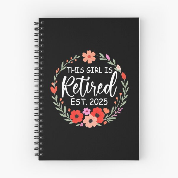 Item preview, This Girls Is Retired 2025 Floral For Women Retirement 2025  designed and sold by elmafuentesz.