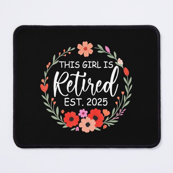 Item preview, This Girls Is Retired 2025 Floral For Women Retirement 2025  designed and sold by elmafuentesz.