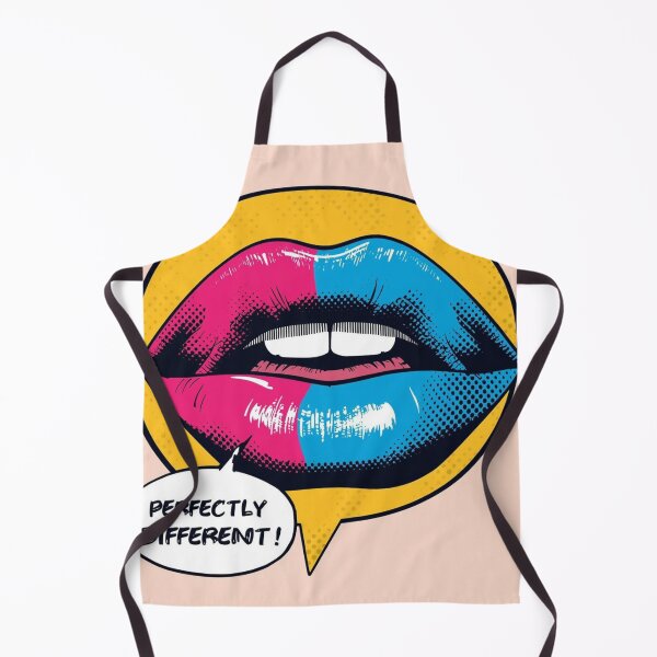 Item preview, Perfectly Different Two-Tone Pop Art Lips Design designed and sold by Trueways.
