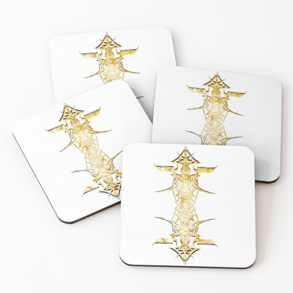Item preview, Abstract Printed Pin Stripes - Matrix Gold + Black on White Background designed and sold by Elizabeth-Banks.