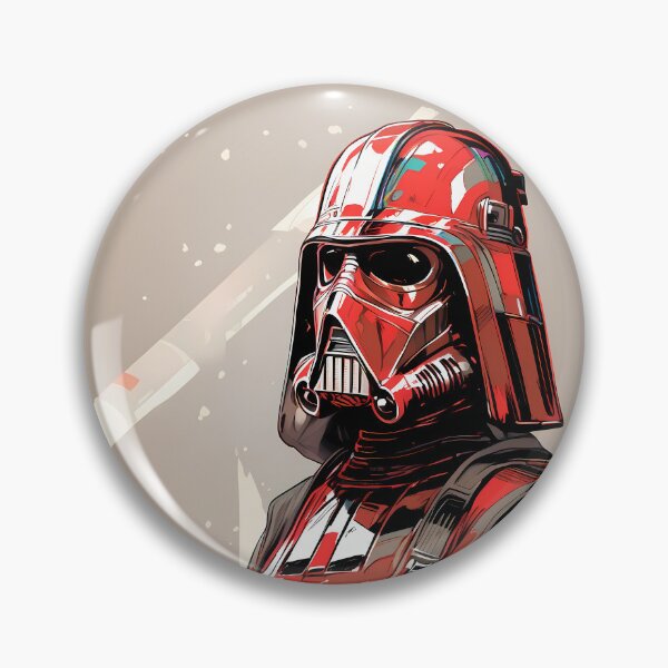 Artikelvorschau, Rote, epische Illustrationen, die ikonische Charaktere aus Star Wars hervorheben entworfen und verkauft von ART ATTACK ZONE.