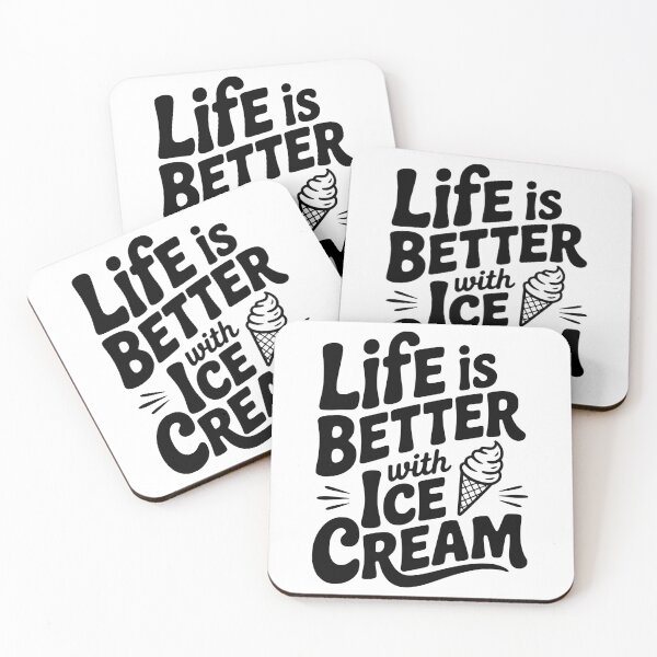 Item preview, Life is Better with Ice Cream designed and sold by Frank Ring.