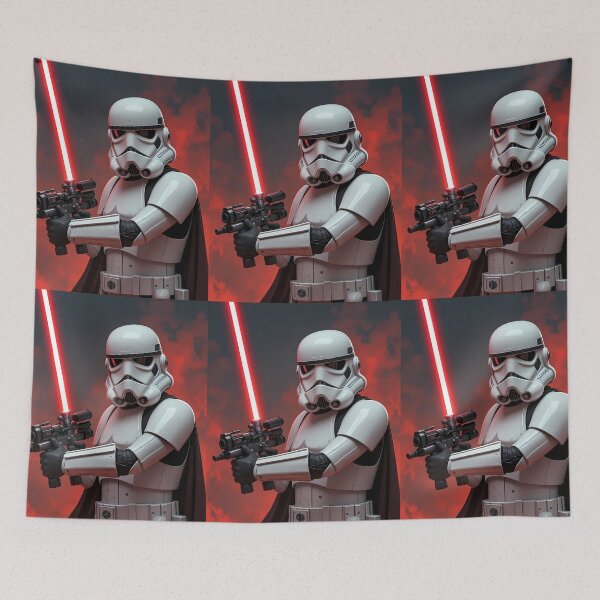 Item preview, White Epic Illustrations Highlighting Iconic Characters Star Wars designed and sold by ART ATTACK ZONE.