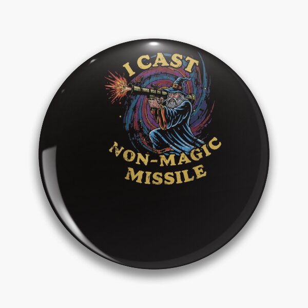 Item preview, I Cast Non-Magic Missile Funny Wizard Parody Meme designed and sold by Raulitome.