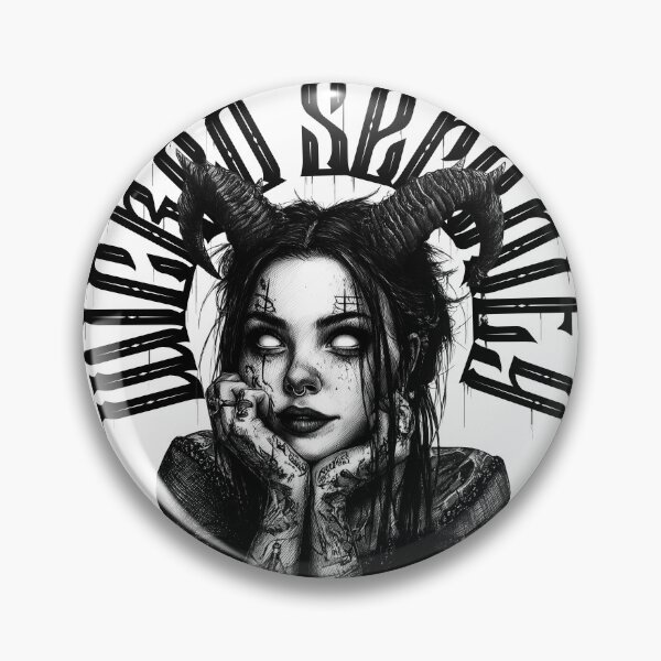 Item preview, Wicked Serenity – Dark Gothic Demon Girl Artwork designed and sold by FantasyPrintVM.