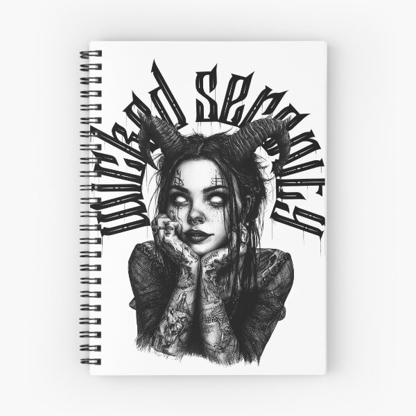 Item preview, Wicked Serenity – Dark Gothic Demon Girl Artwork designed and sold by FantasyPrintVM.