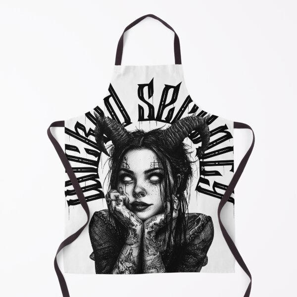 Item preview, Wicked Serenity – Dark Gothic Demon Girl Artwork designed and sold by FantasyPrintVM.