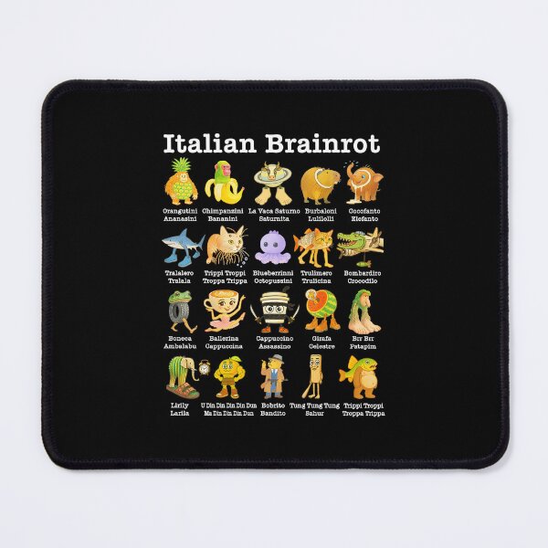 Item preview, Types Of Italian Brainrot Meme Character designed and sold by cugbandio.