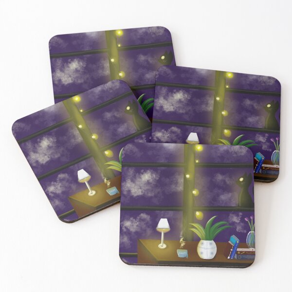 Item preview, Moonlit holiday window designed and sold by Rooprao.