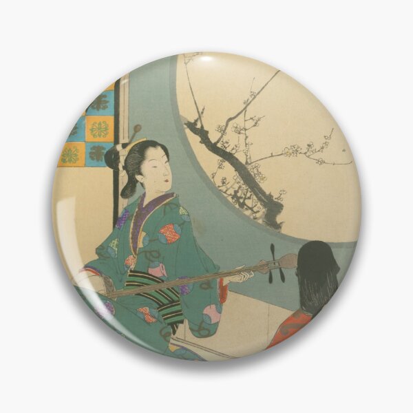 Item preview, Hatsune – Modern Edo Aesthetic Portrait designed and sold by Yohei-Studio.