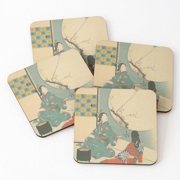 Item preview, Hatsune – Modern Edo Aesthetic Portrait designed and sold by Yohei-Studio.