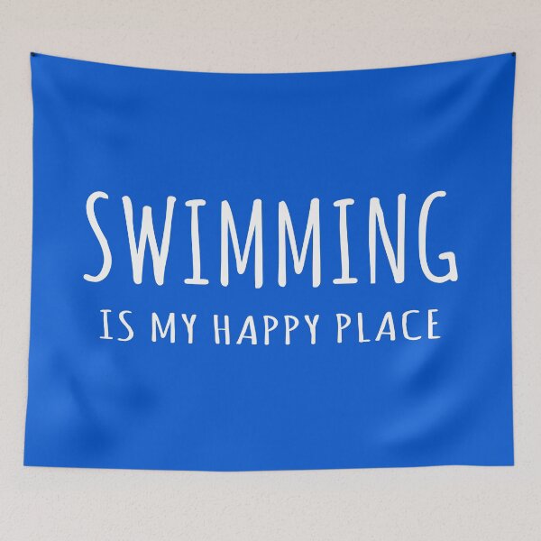 Item preview, Swimming Is My Happy Place designed and sold by Jeallan Designs.
