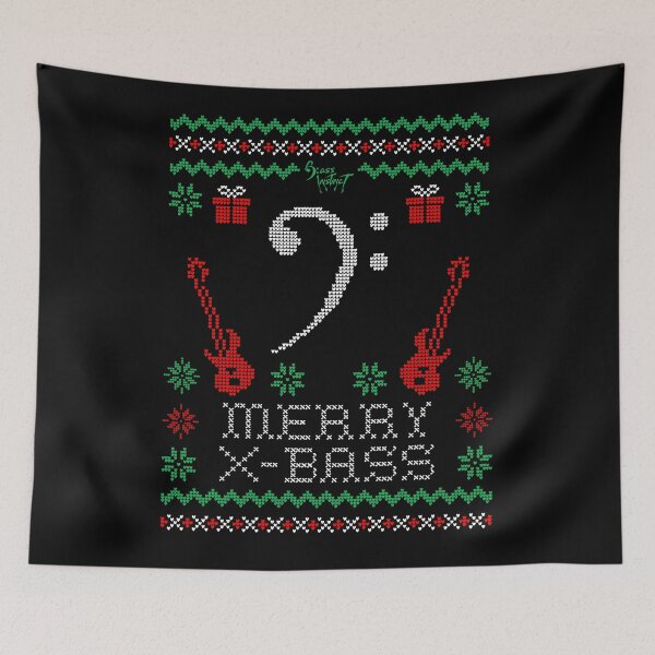 Item preview, Merry X-Bass Ugly Sweater designed and sold by BassInstinct.