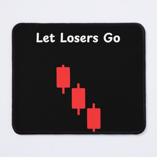 Item preview, Let Losers Go – Bearish Candlestick Trading Mindset Design designed and sold by Kovrika.