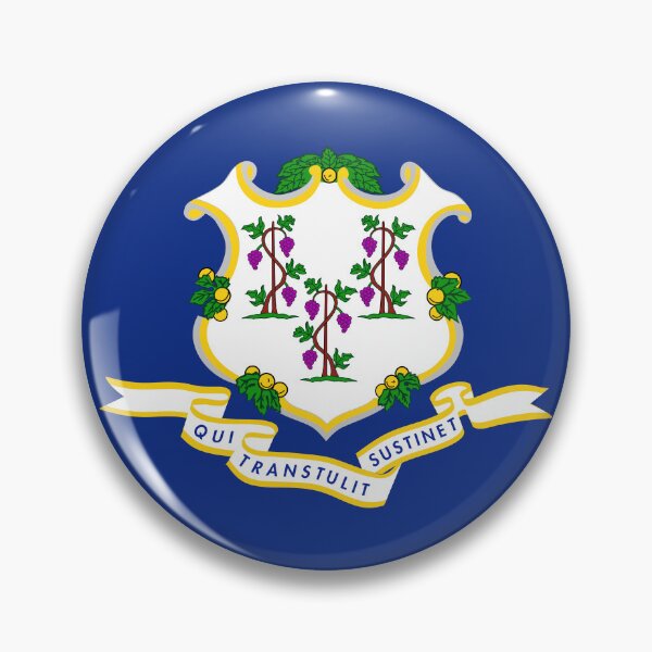 Item preview, Connecticut Circle Flag, Connecticut Flag Icon designed and sold by NTGUILTY.