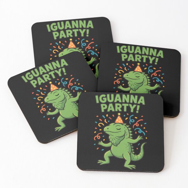 Item preview, Iguanna Party Cute Reptile Celebration designed and sold by k3rstman1.