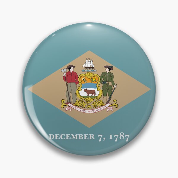 Item preview, Delaware Circle Flag, Delaware Flag Icon designed and sold by NTGUILTY.