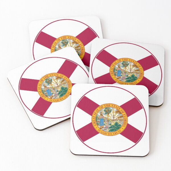 Item preview, Florida Circle Flag, Florida Flag Icon designed and sold by NTGUILTY.