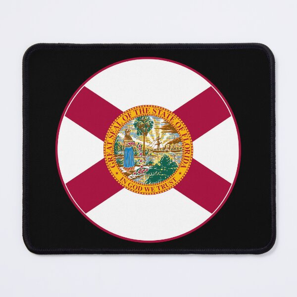 Item preview, Florida Circle Flag, Florida Flag Icon designed and sold by NTGUILTY.