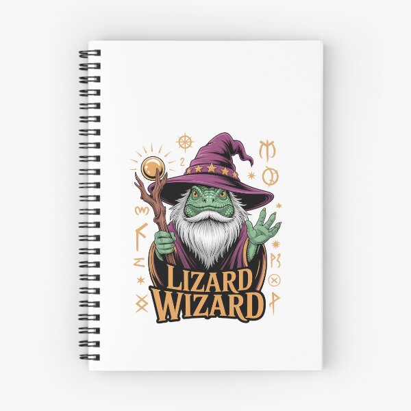 Item preview, Lizard Wizard Mystical Fantasy Sorcerer designed and sold by k3rstman1.