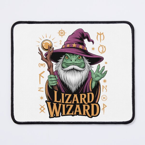 Item preview, Lizard Wizard Mystical Fantasy Sorcerer designed and sold by k3rstman1.