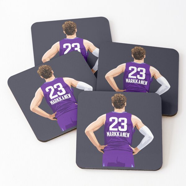 Item preview, Lauri Markkanen Vector Back Purple Ebove Waist Qiangy designed and sold by qiangdade.