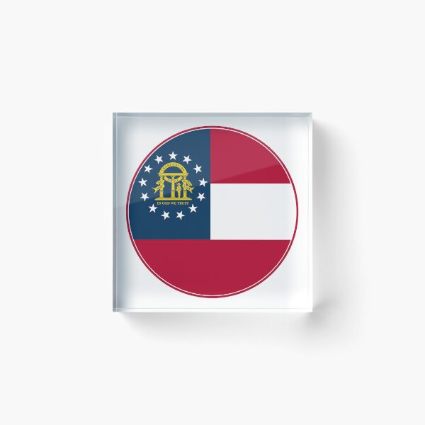 Item preview, Georgia Circle Flag, Georgia Flag Icon designed and sold by NTGUILTY.