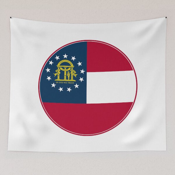 Item preview, Georgia Circle Flag, Georgia Flag Icon designed and sold by NTGUILTY.
