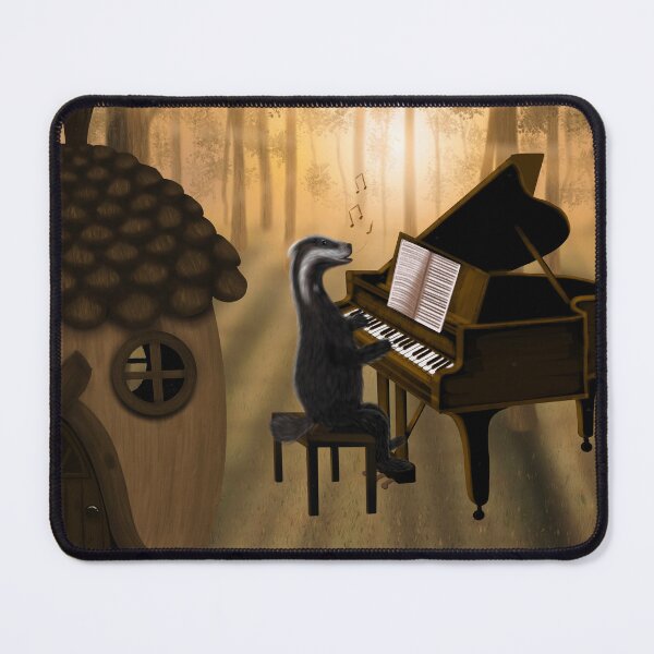 Item preview, The musician badger and the big acorn designed and sold by Maria Monid.