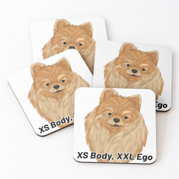 Item preview, Pomeranian – “XS Body, XL Ego” – Cute & Funny Dog Semirealistic designed and sold by Crack-in-Colors.