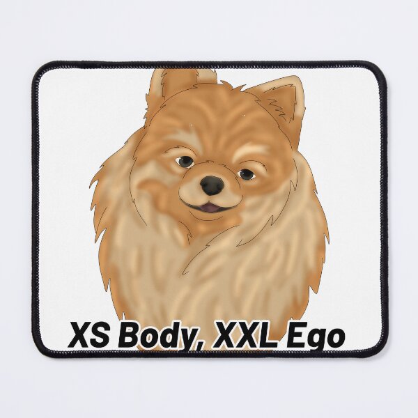Item preview, Pomeranian – “XS Body, XL Ego” – Cute & Funny Dog Semirealistic designed and sold by Crack-in-Colors.