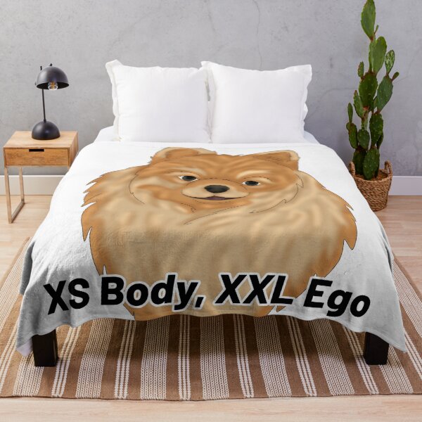 Item preview, Pomeranian – “XS Body, XL Ego” – Cute & Funny Dog Semirealistic designed and sold by Crack-in-Colors.